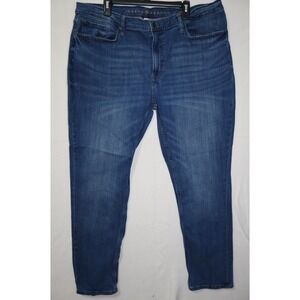 Joseph Abboud Mens Straight Fit Jeans Medium Wash Blue Denim 42x32